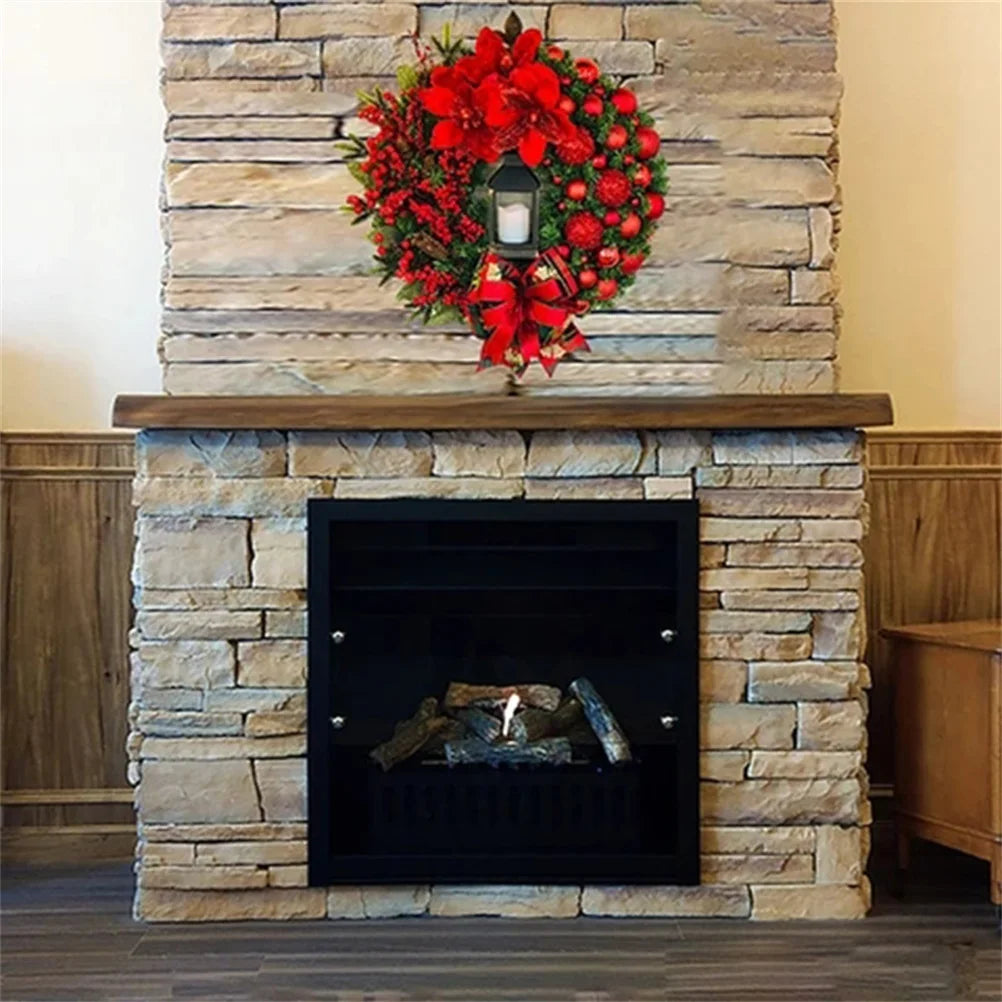 Christmas Garland Front Door Home