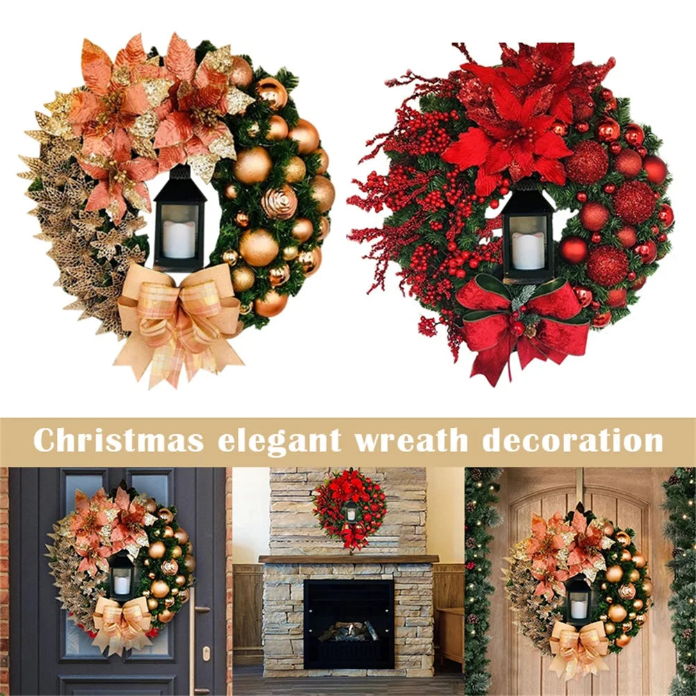 Christmas Garland Front Door Home