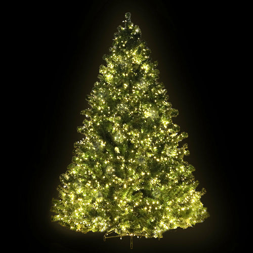 Jingle Jollys Christmas Tree 2.4M Xmas Tree Decorations 3190 LEDs 8