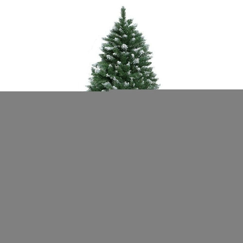 Jingle Jollys Christmas Tree 1.8m Snowy Xmas Tree Decoration 650 Tips
